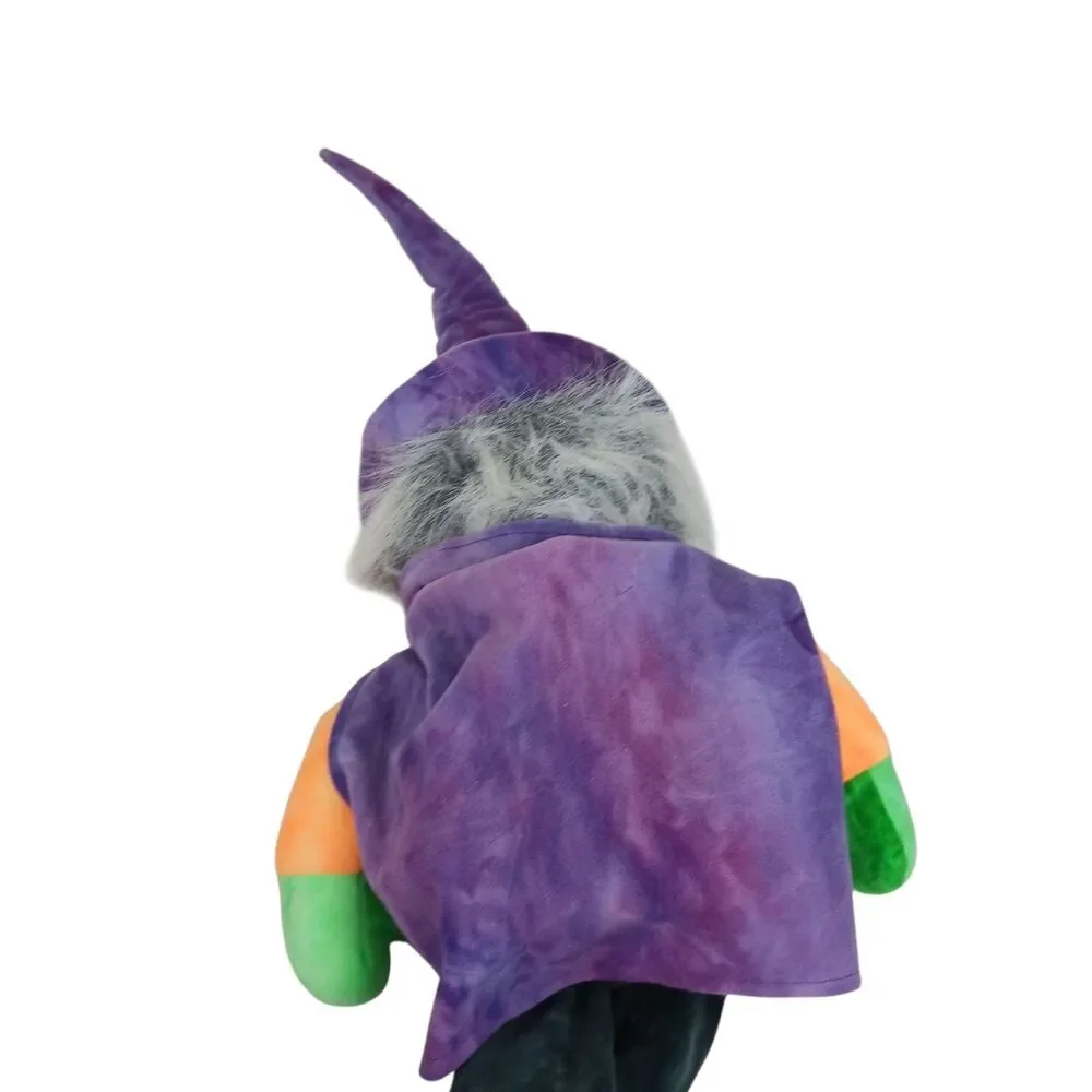 Vtg Stuffins Tie Dye Dracula & Witch Plush Halloween Toys 1998  Rare Large 22